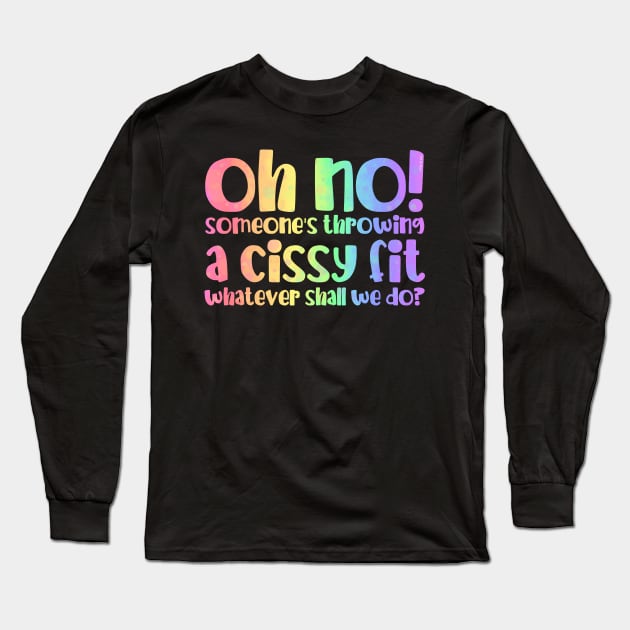 Cissy Fit Rainbow Long Sleeve T-Shirt by Art by Veya